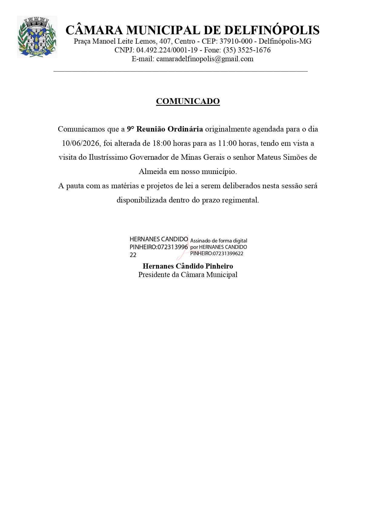 Comunicado