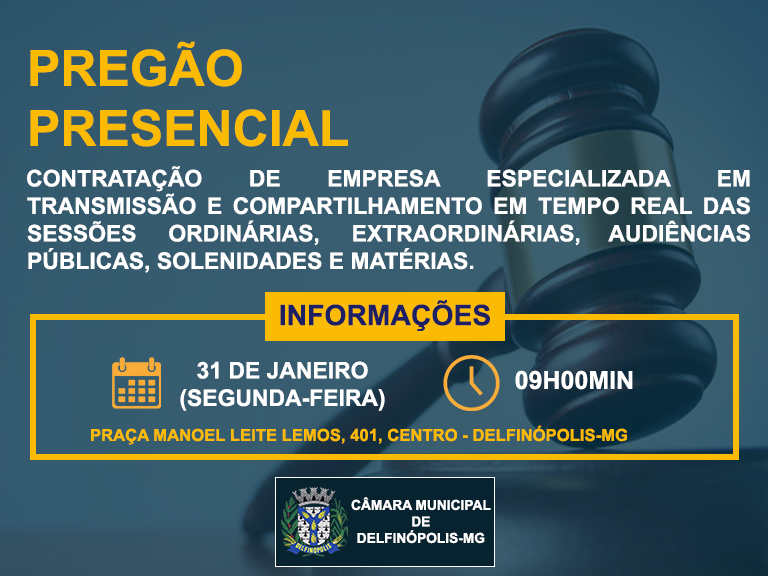 Pregão Presencial 001/2022